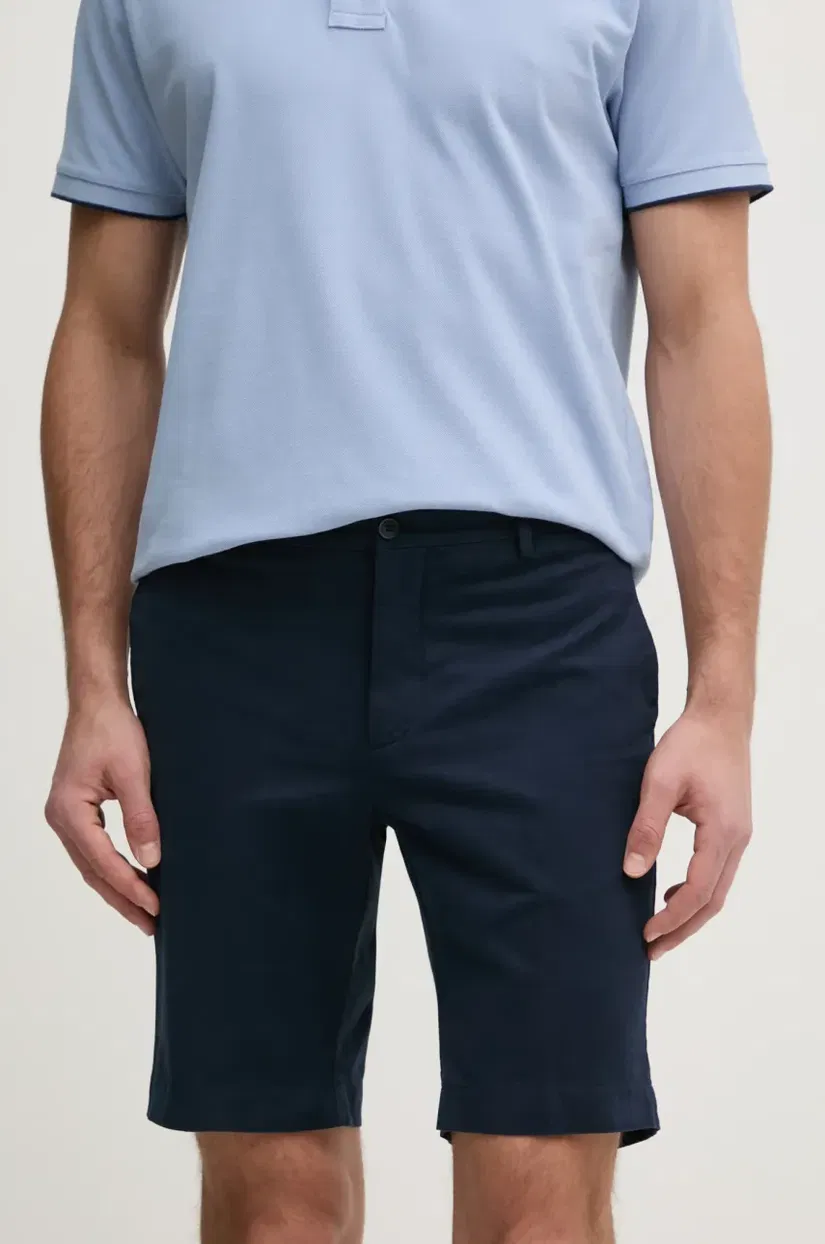 Hackett London pantaloni scurți bărbați, culoarea bleumarin, HM801328