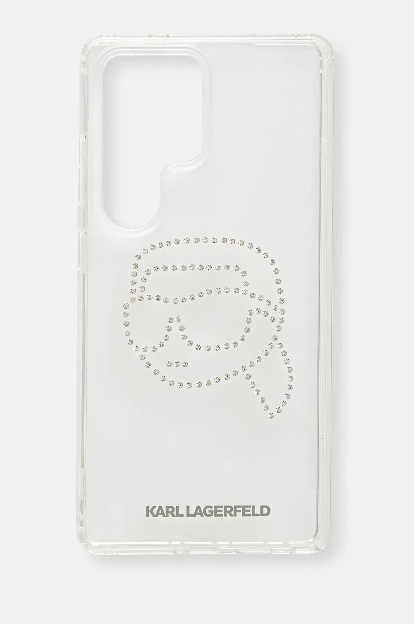 Karl Lagerfeld husă de telefon Samsung Galaxy S25 Ultra culoarea transparent, KLHCS25LHKHDCELT