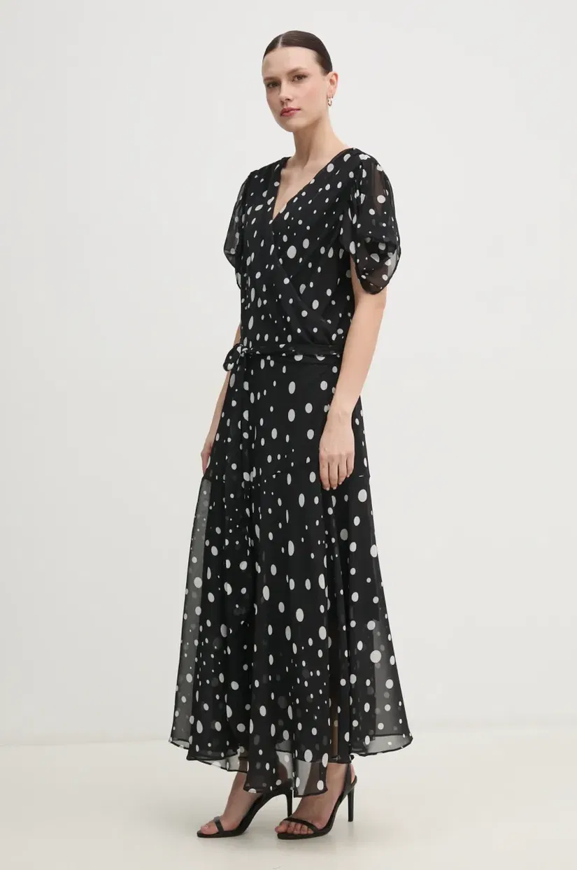 Joseph Ribkoff rochie culoarea negru, maxi, evazati, 251907