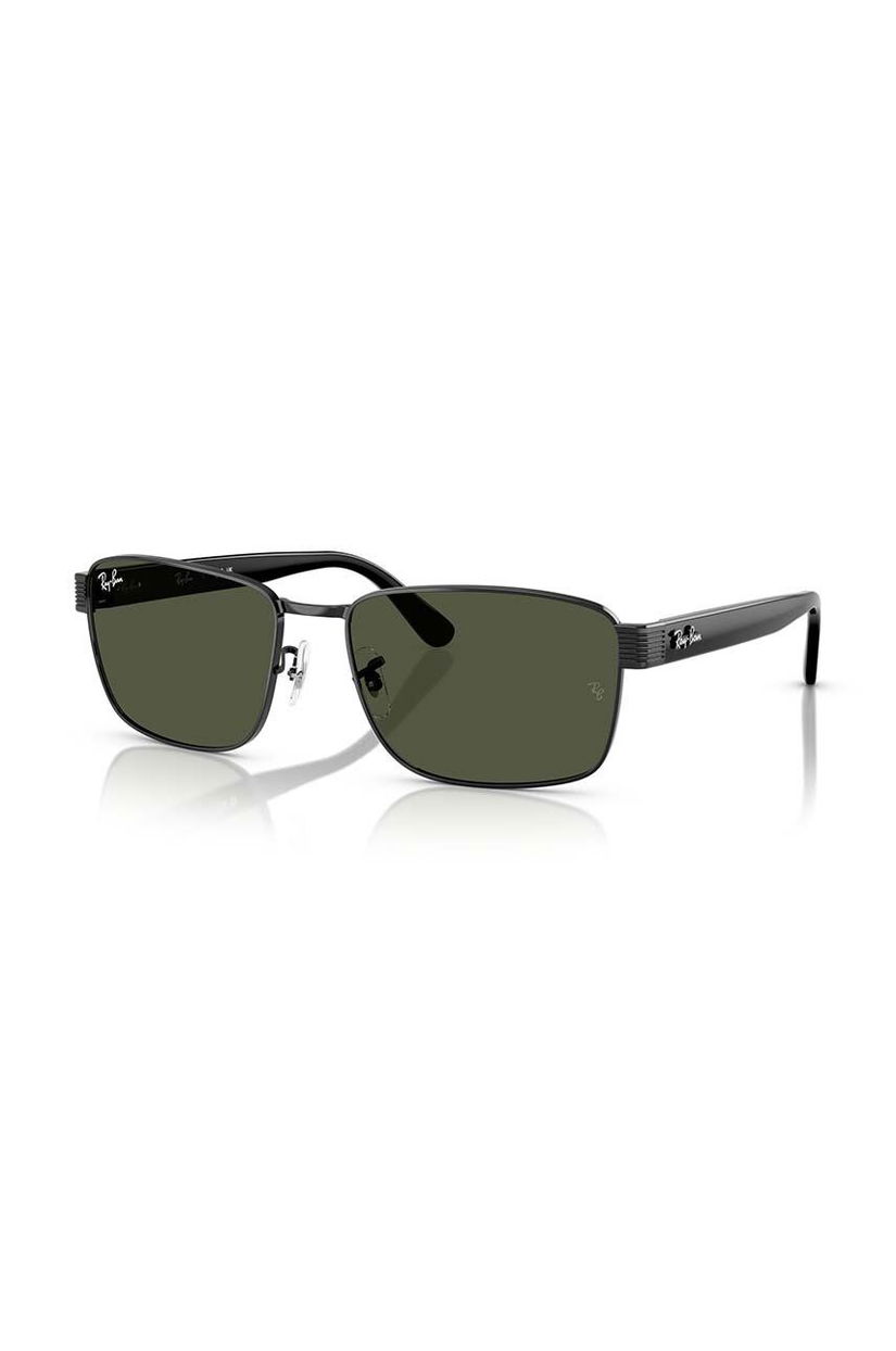 Ray-Ban ochelari de soare barbati, culoarea negru, 0RB3750