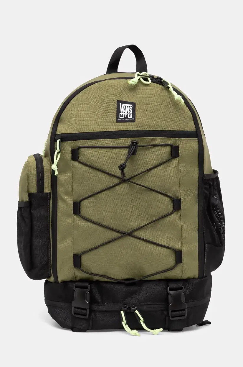 Vans rucsac barbati, culoarea verde, mare, neted, VN000M7JZBF1