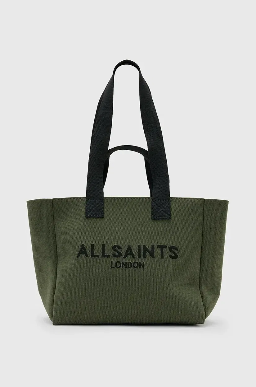 AllSaints poseta IZZY culoarea verde, W167XB