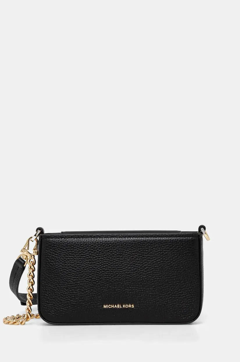 MICHAEL Michael Kors poseta de piele culoarea negru, 32S5GYTU1L