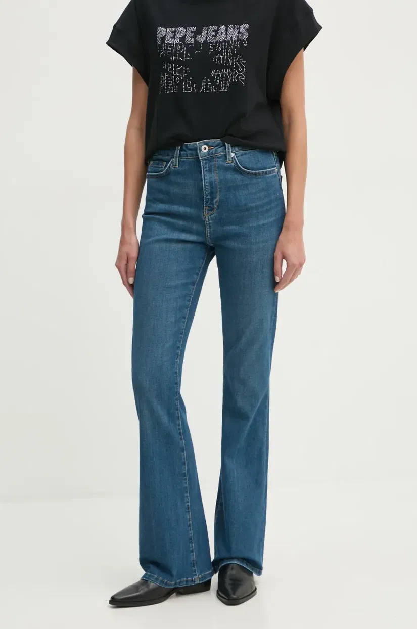 Pepe Jeans jeansi FLARE HW DION femei high waist, PL204733IA9