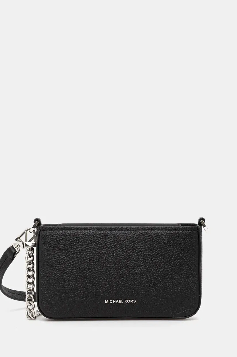 MICHAEL Michael Kors poseta de piele culoarea negru, 32S5SYTU1L