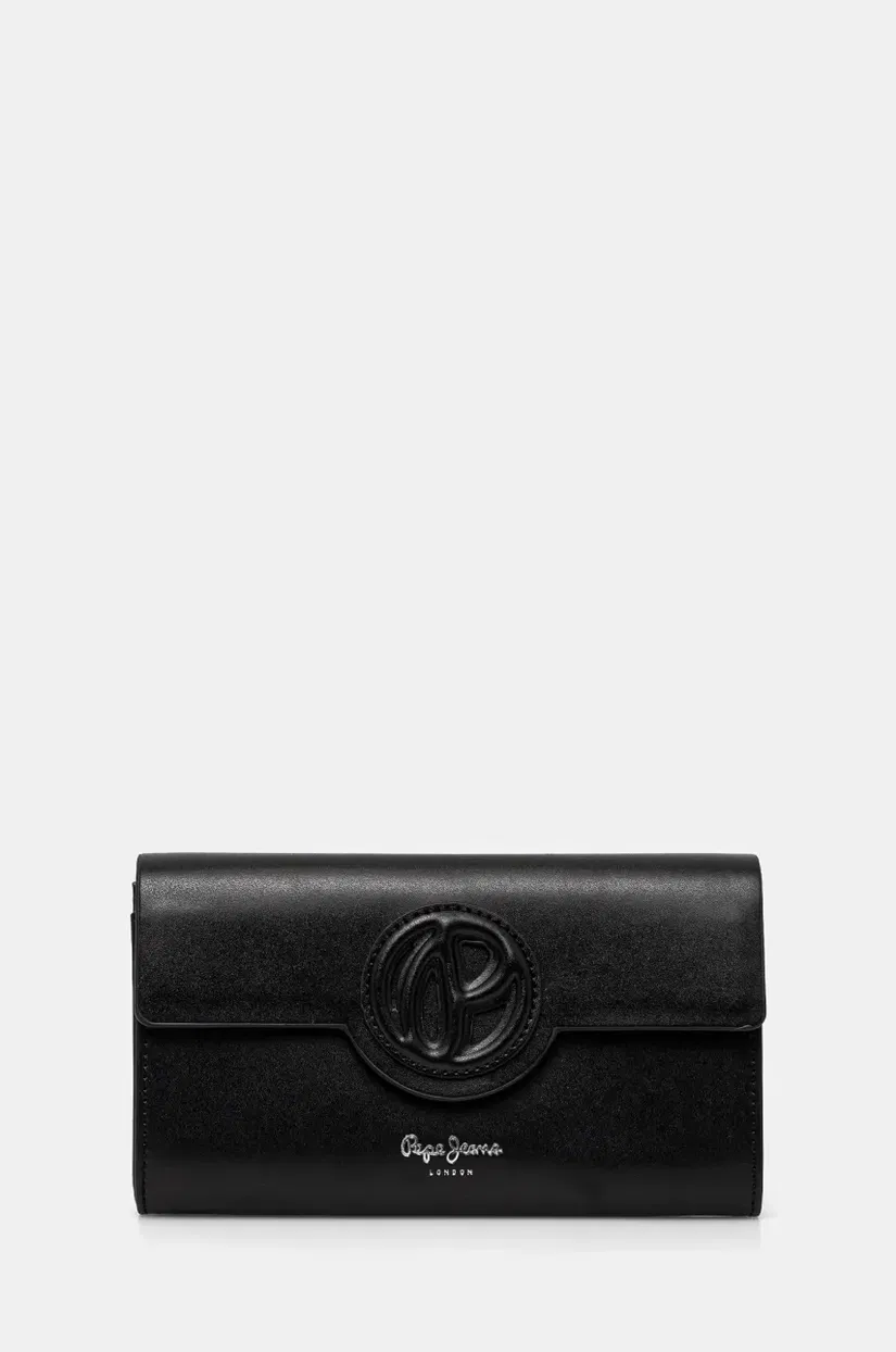 Pepe Jeans portofel LIMITED WALLET femei, culoarea negru, PL070273