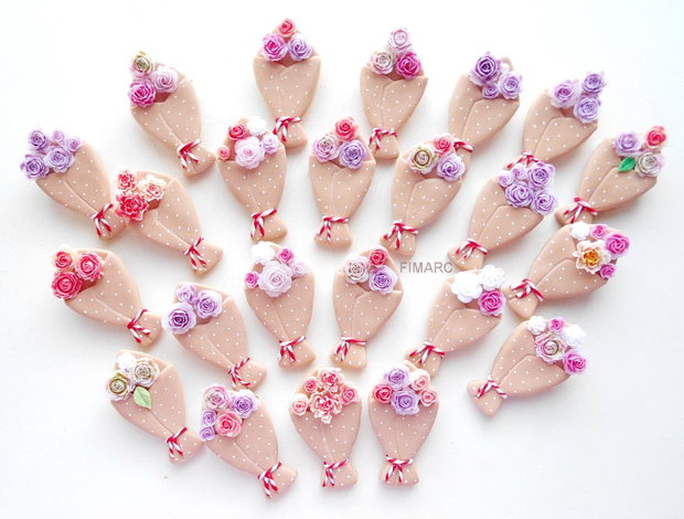 ''Buchete de flori''-martisoare brose