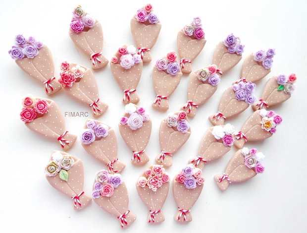 ''Buchete de flori''-martisoare brose