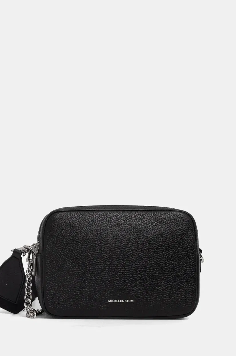 MICHAEL Michael Kors poseta de piele culoarea negru, 32S5SYTC5L