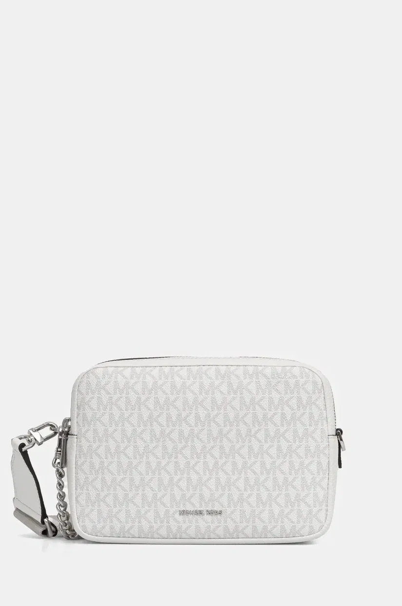 MICHAEL Michael Kors poseta de piele culoarea alb, 32S5SYTC5V