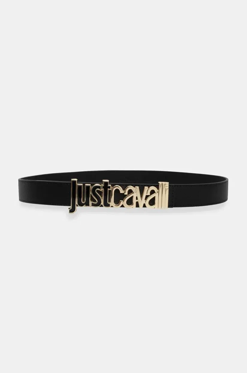 Just Cavalli curea femei, culoarea negru, 78RA6F3A ZS766