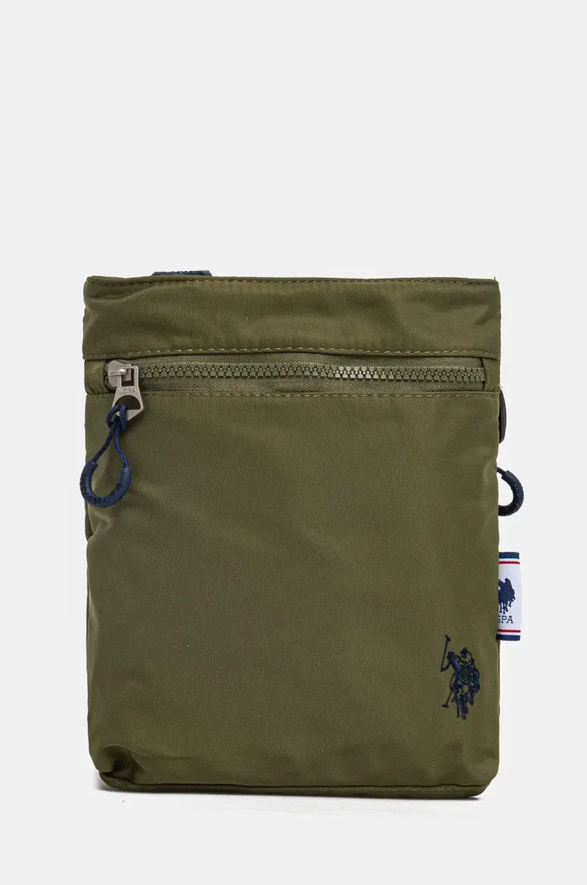 U.S. Polo Assn. borseta Bigfork culoarea verde, BIUB55678MIA