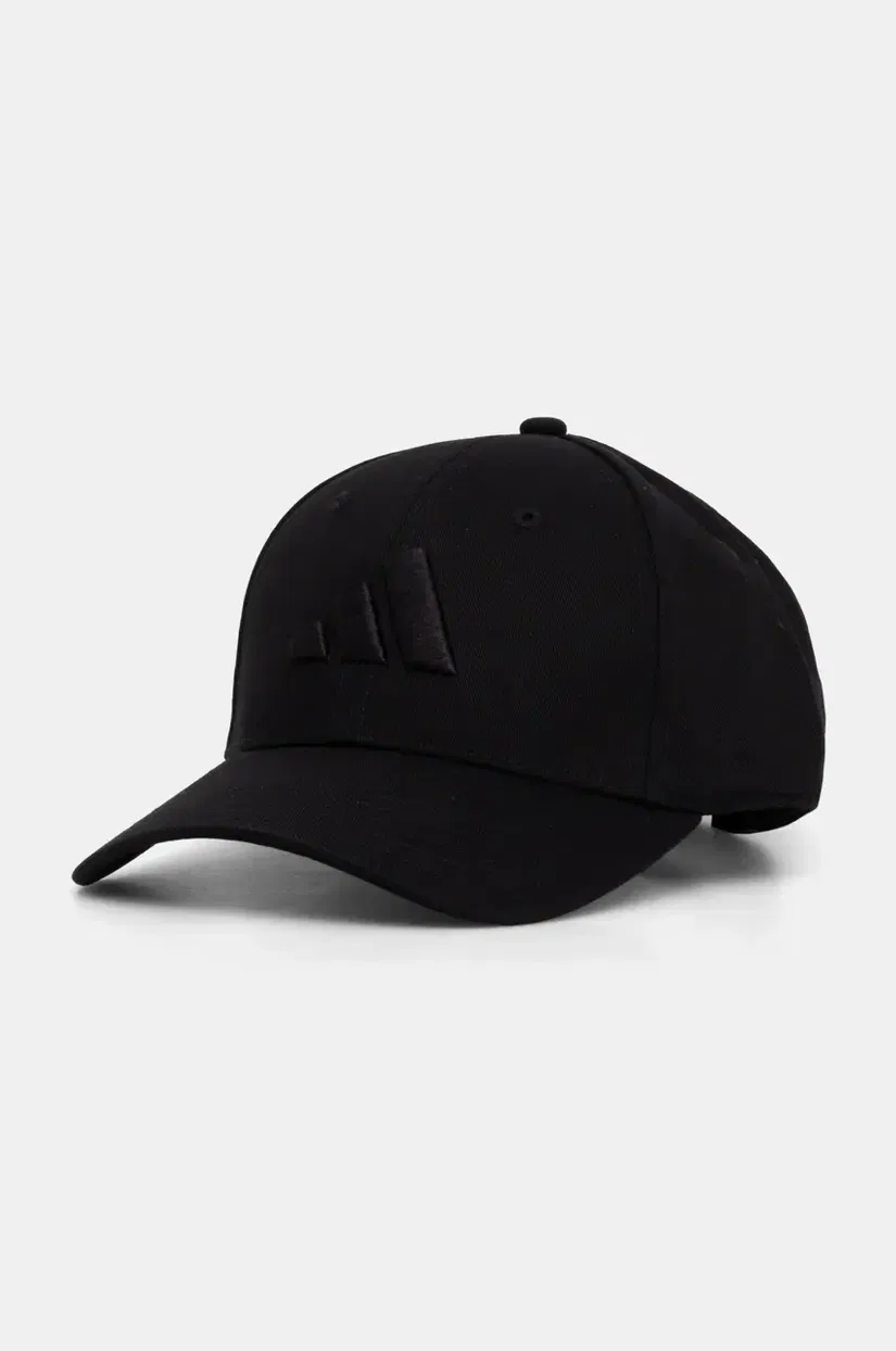 adidas sapca BBALL CAP TONAL culoarea negru, cu imprimeu, JE5657