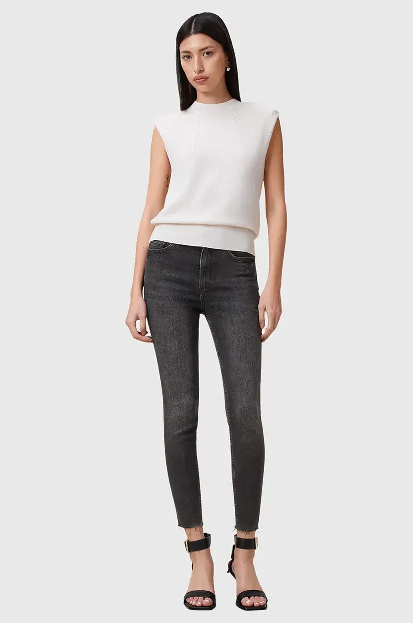 AllSaints jeansi MILLER femei high waist, W081EC