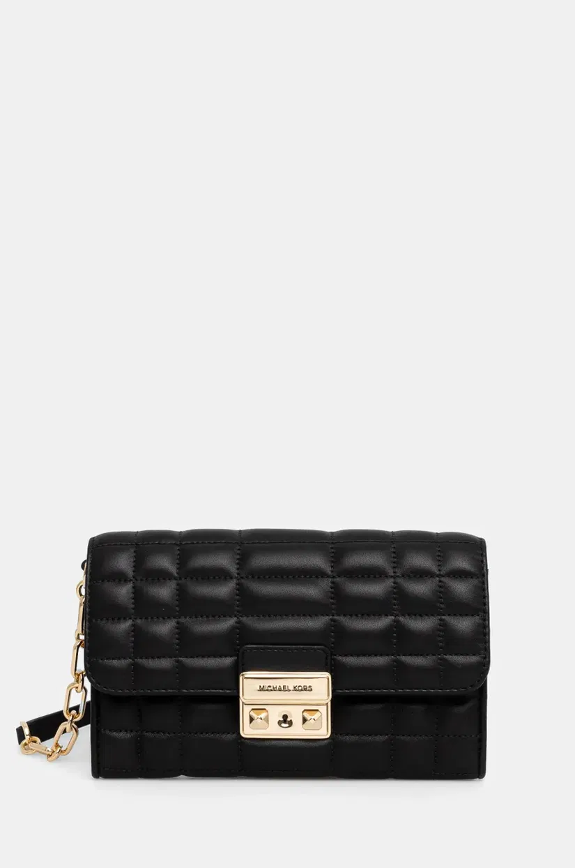 MICHAEL Michael Kors poseta piele culoarea negru, 32S4G2RC9L