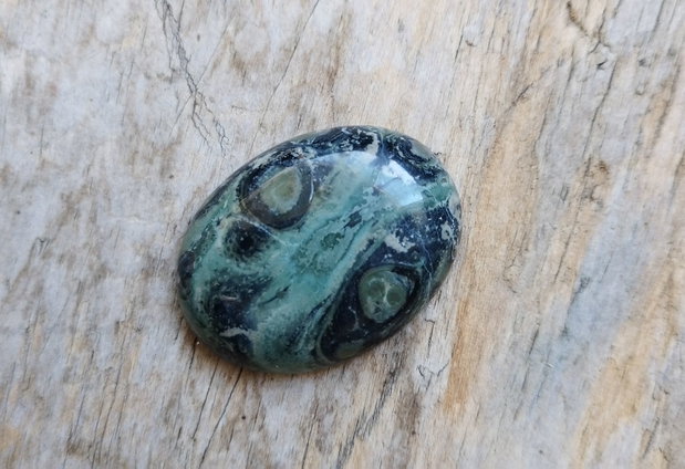 Cabochon jasp kambaba, 40x30 mm