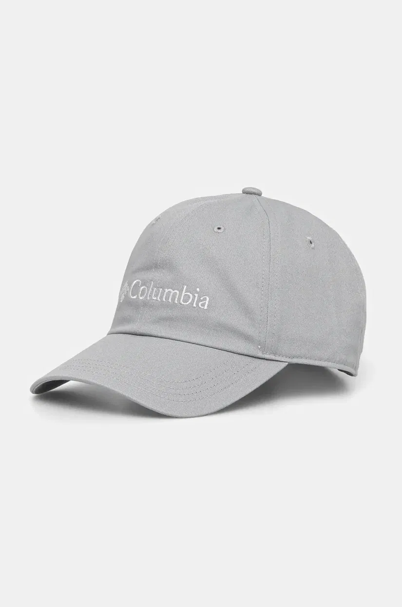 Columbia șapcă de baseball din bumbac Provisions Ball Cap culoarea gri, cu imprimeu, 2096351