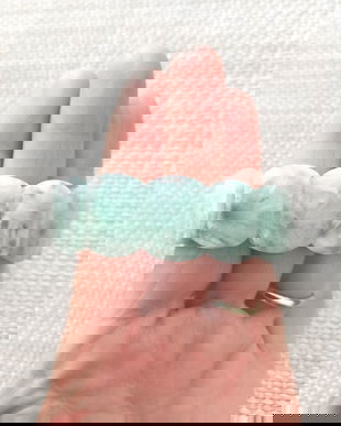 Bratara Angelit verde - BR1457 - bratara elastica, bratara cadou, bratara pietre semipretioase, cadou romantic, cadou sotie, cristale vindecatoare, cristale de colectie