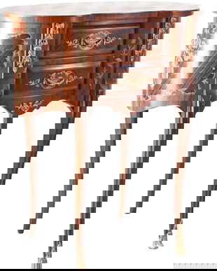 Comoda baroc din lemn masiv furniruit