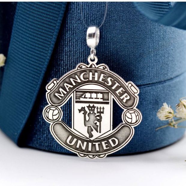 Pandantiv Echipa preferata sigla Manchester United FC Argint 925