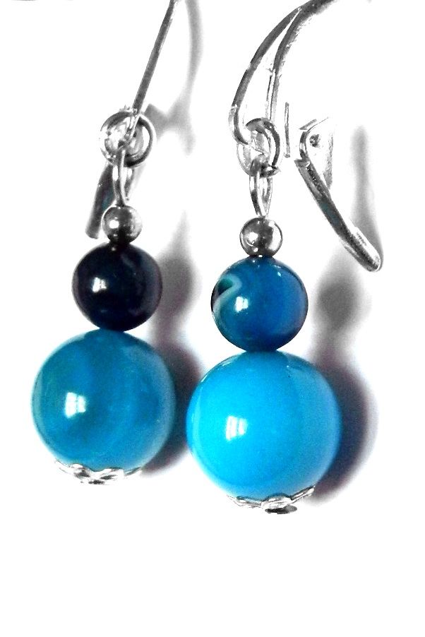 Set cu Agate bleu (099)