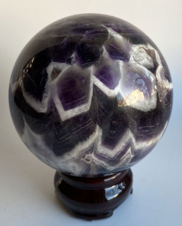 Ametist Dream (Chevron) - Sfera piatra semipretioasa