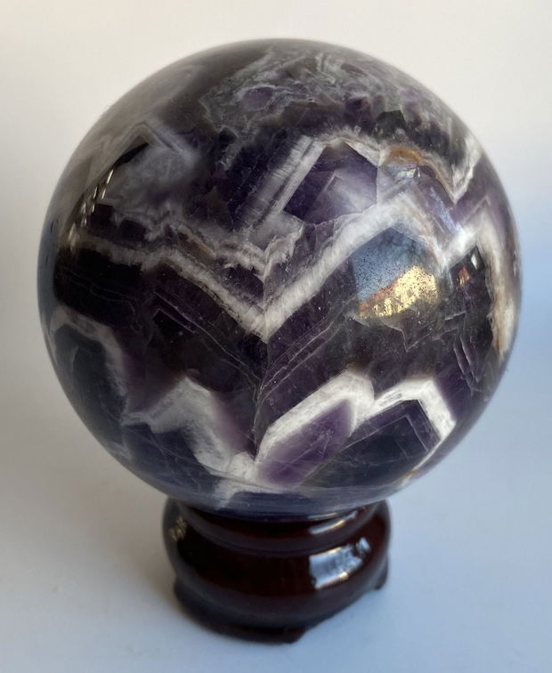 Ametist Dream (Chevron) - Sfera piatra semipretioasa