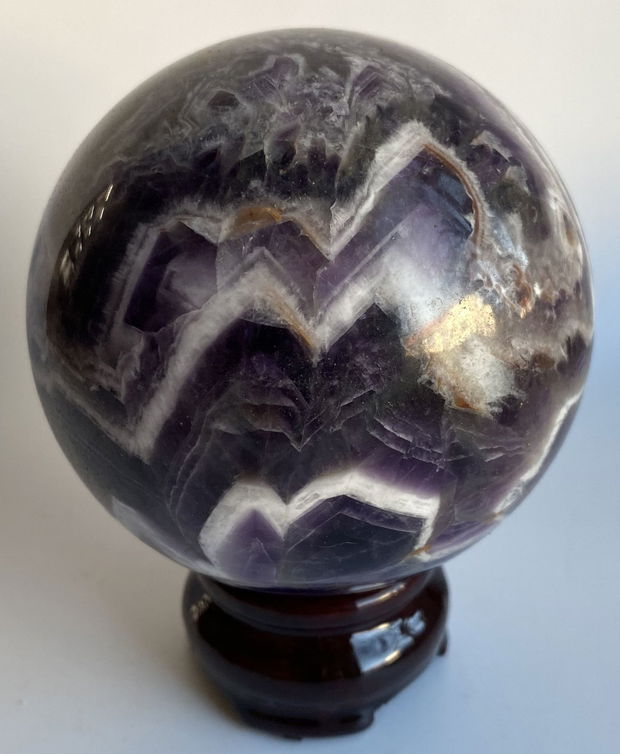 Ametist Dream (Chevron) - Sfera piatra semipretioasa