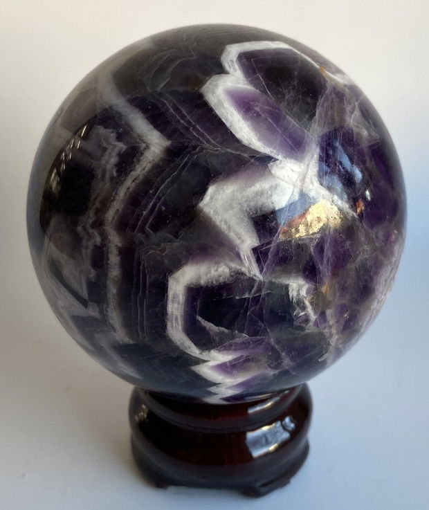 Ametist Dream (Chevron) - Sfera piatra semipretioasa