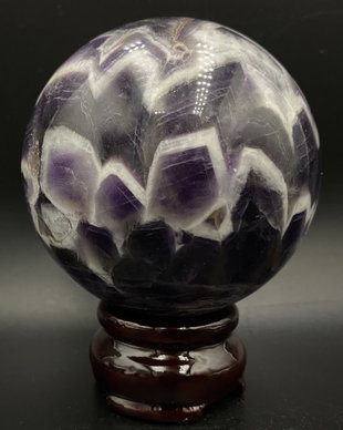 Ametist Dream (Chevron) - Sfera piatra semipretioasa