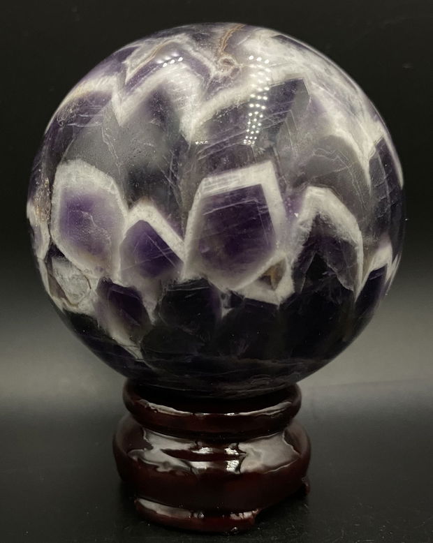 Ametist Dream (Chevron) - Sfera piatra semipretioasa