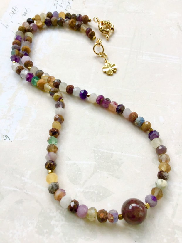 Colier CHOKER mix pietre