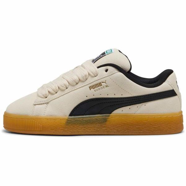 Pantofi sport unisex Puma Suede Xl Dark Risk 40134802, 44.5, Bej