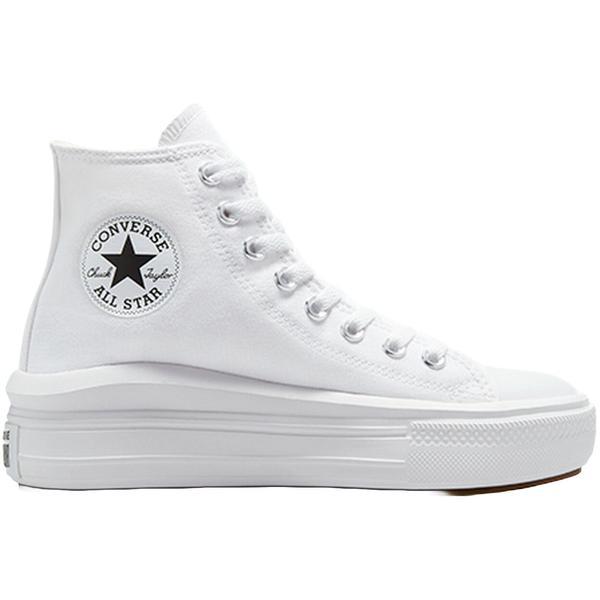 Tenisi femei Converse Chuck Taylor All Star Move Hi 568498C, 41.5, Alb