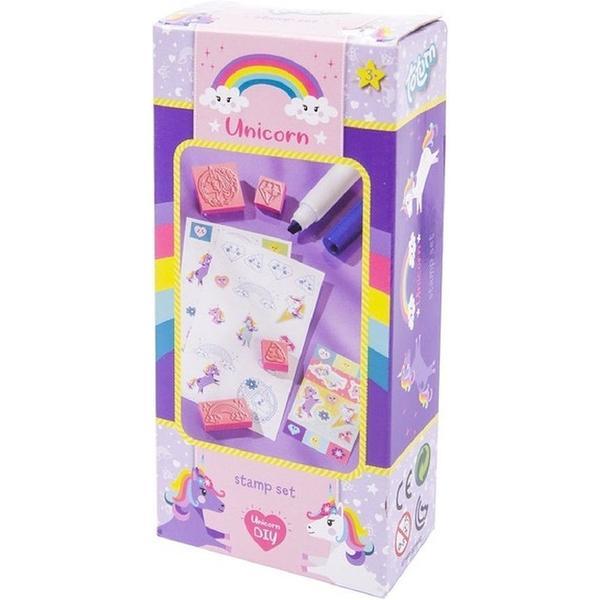 Mini set creativ stampile cu unicorni