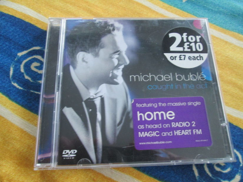 CD+DVD Michael Buble Caught in the act