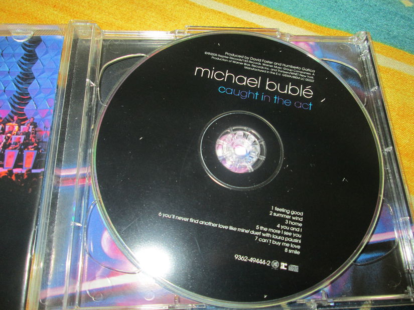 CD+DVD Michael Buble Caught in the act