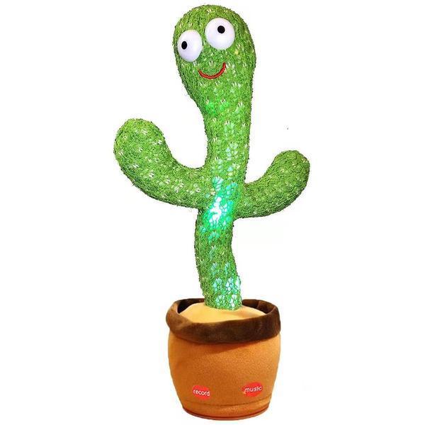 Jucarie Cactus Dansator Nevermore, cu Acumulator si Cablu USB, Danseaza, Canta, Vorbeste si Inregistreaza, 33