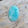 Cabochon amazonit, 34x24 mm