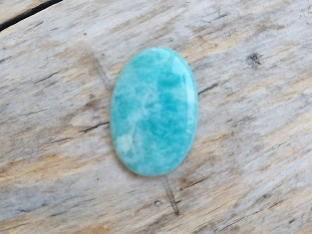 Cabochon amazonit, 34x24 mm