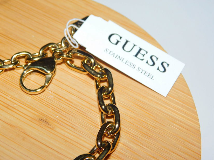 GUESS,  bratara noua,  placata , masiva ,  ambalaj original , superba