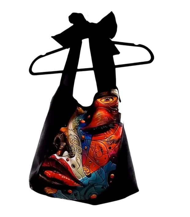 Wool tote bag design B