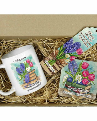 Set cadou personalizat diriginta, profesoara, invatatoare, educatoare