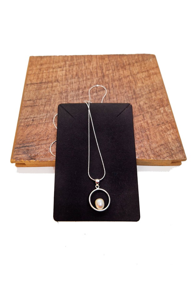 Colier "Little Pearl" din argint si perla de cultura