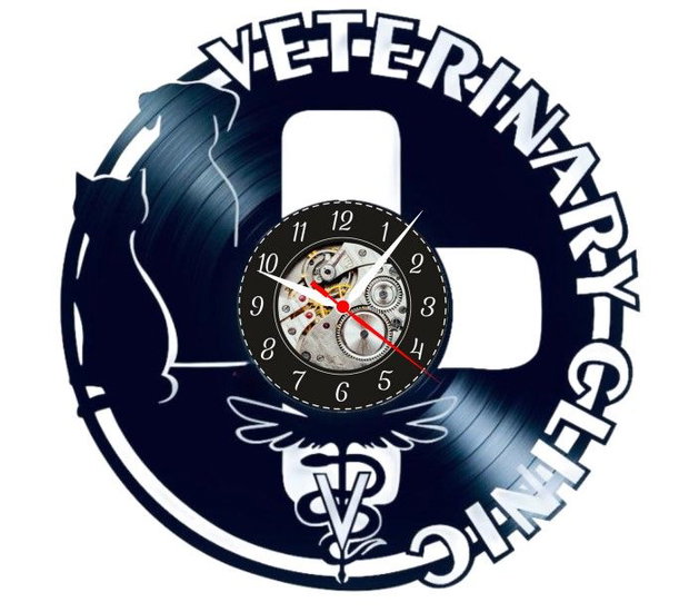 CLINICA VETERINARA- ceas de perete