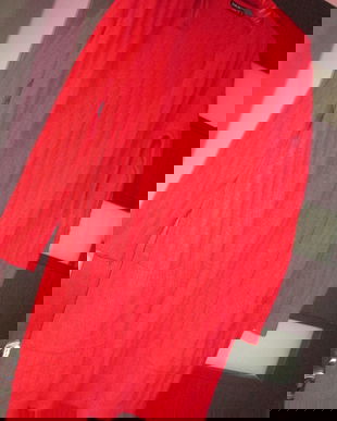 cardigan rosu cu buzunare 38/40