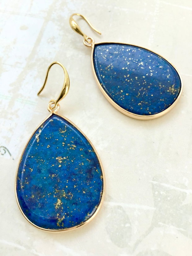 cercei alama aurita & lapis lazuli