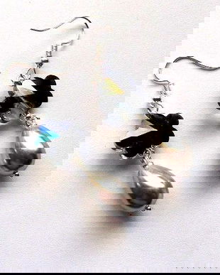 cercei cu perle de Mallorca si cristale 47863