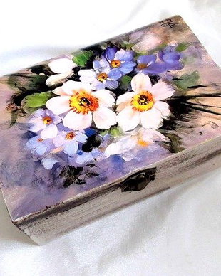 Cutie lemn decorata 47959