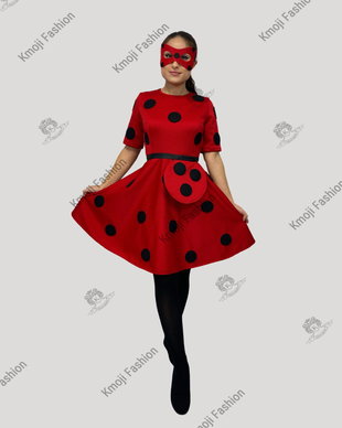 Rochie Buburuză - Miraculous Ladybug Adult